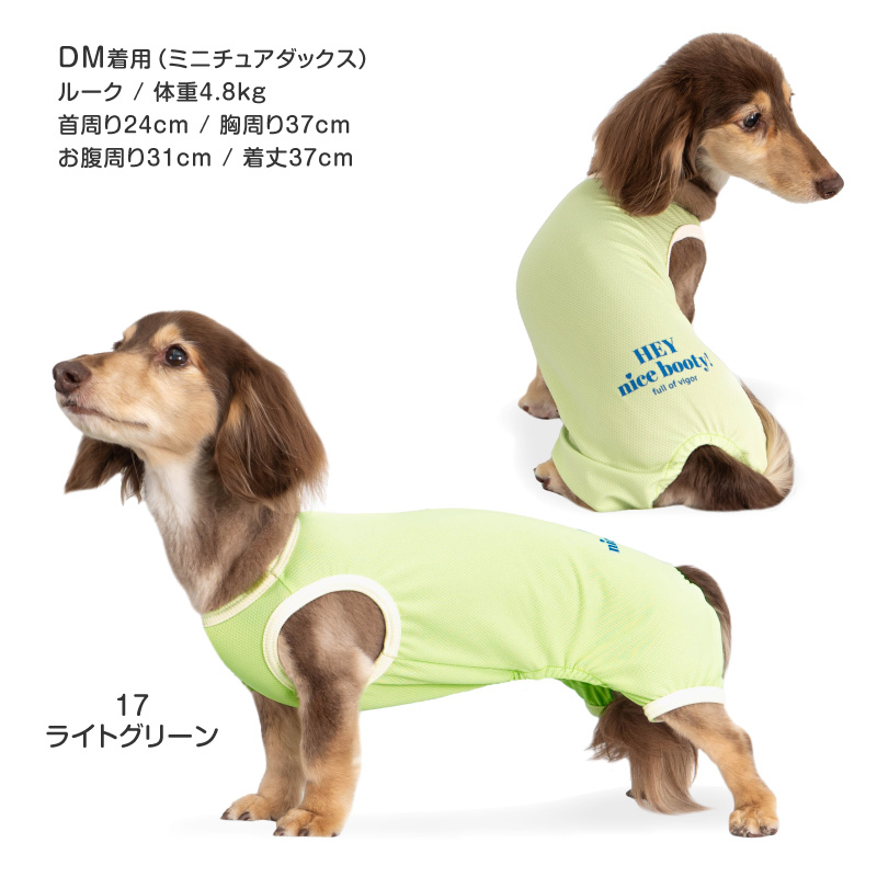 ドッグウエア新品 full of vigor（フルオブビガー） 犬 服 夏 UVカット 消臭機能 付き 袖