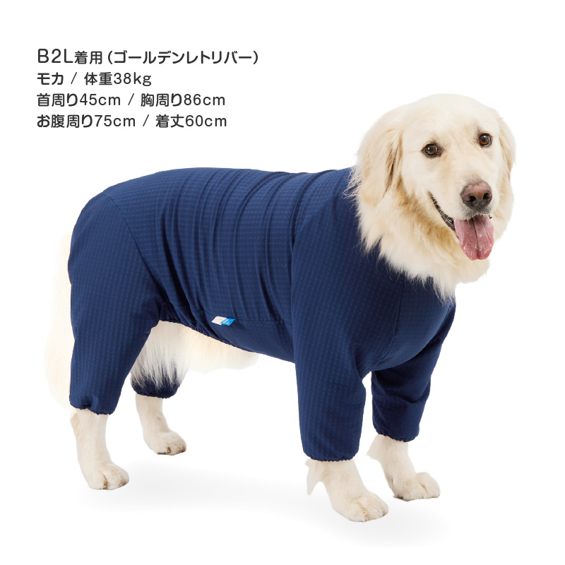 シャカシャカ 音がしない 大型犬 服 着ぶくれしない あったか 裏 フリース 大型犬用 ドッグプレイ(R) 撥水 透湿 ラッシュガード | full of vigor | 13