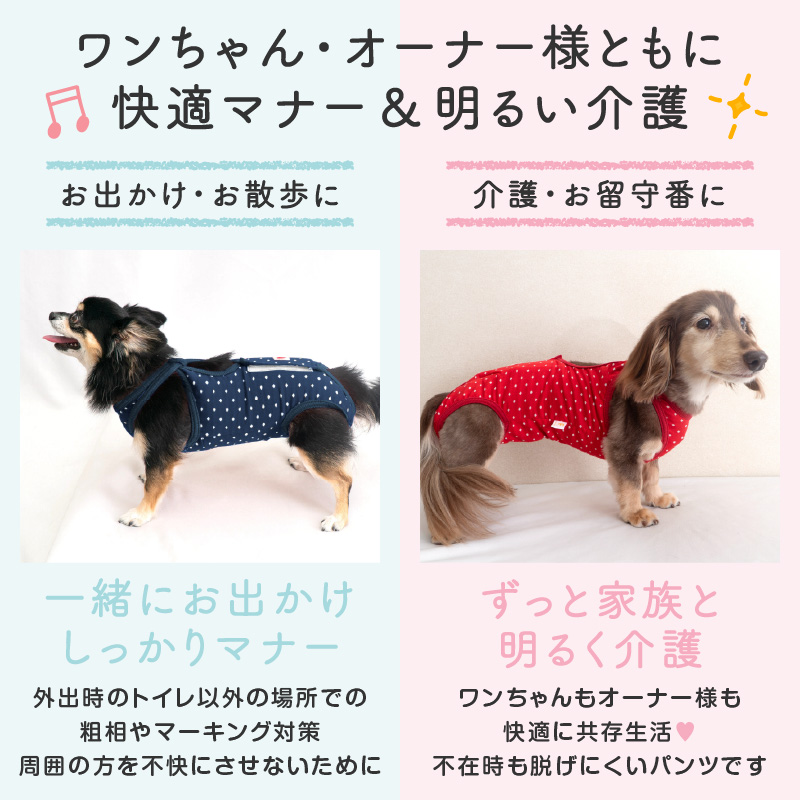 犬用マナーパンツ、サニタリーパンツ（性別：男の子）｜トイレ用品