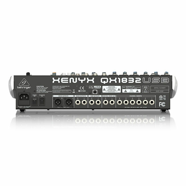 BEHRINGER ベリンガー XENYX QX1832USB アナログミキサー BEHRINGER/QX1832USB 14ch アナログミキサー USBオーディオ