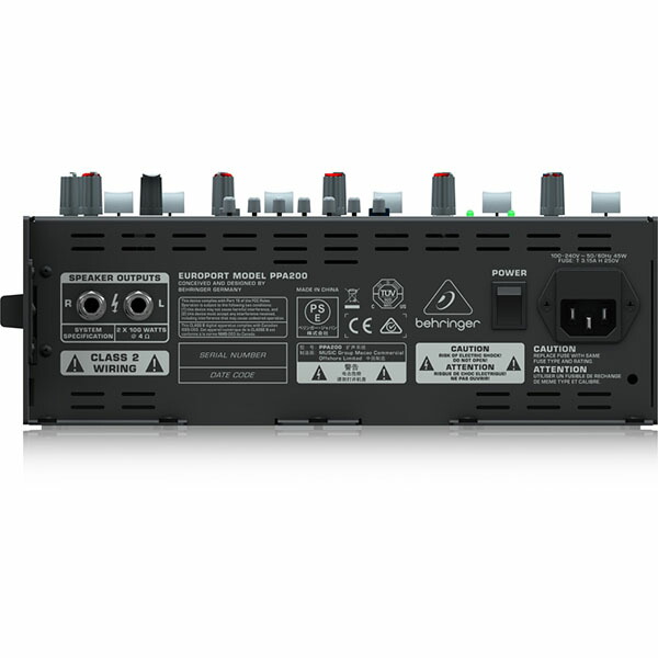 BEHRINGER（ベリンガー） PPA200 EUROPORT ポータブル・PAシステム