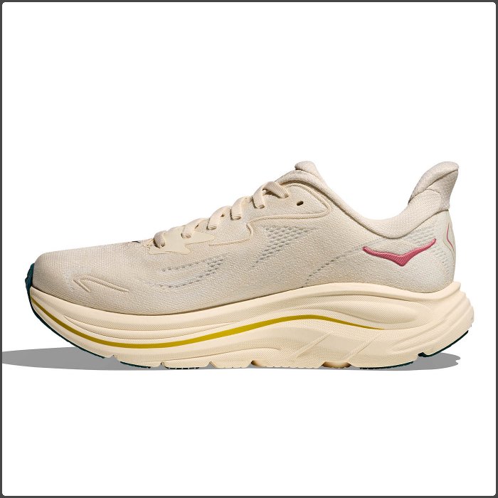 ホカ レディース ランニングシューズ クリフトン 10 マラソン 長距離 ジョギング 運動靴 厚底 スポーツ トレーニング ベージュ HOKA 1162031 | HOKA ONEONE | 01