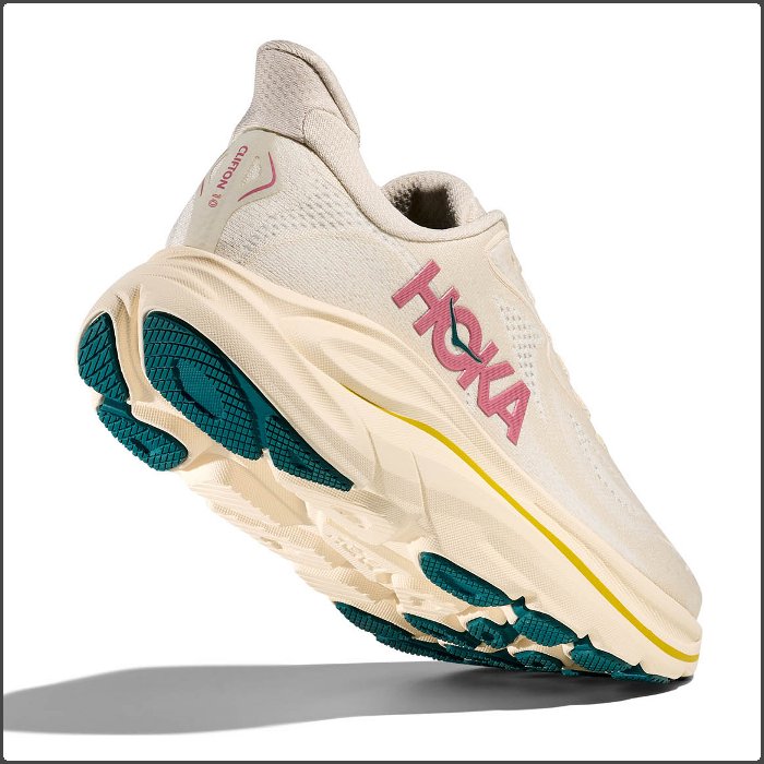 ホカ レディース ランニングシューズ クリフトン 10 マラソン 長距離 ジョギング 運動靴 厚底 スポーツ トレーニング ベージュ HOKA 1162031 | HOKA ONEONE | 06