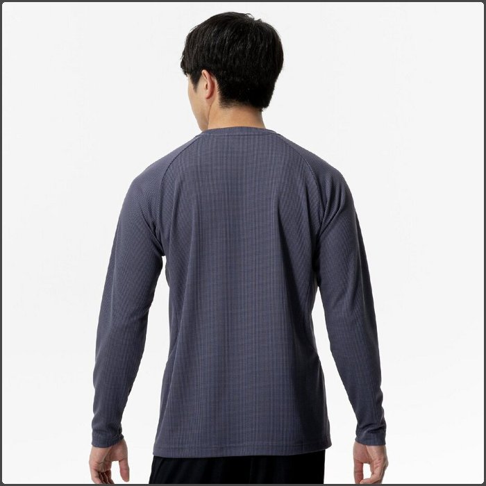 ミズノプロ メンズ KUGEKI ロングTシャツ 長袖 野球 トレーニングウェア 運動 スポーツウェア 吸汗速乾 グレー グリーン mizunopro 12JACT76 | MIZUNO | 02