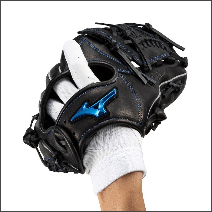 爆買 ミズノ メンズ 守備グローブ レディース 男女兼用 ユニセックス 野球 ソフトボール 手袋 左手用 ブラック ホワイト mizuno 1EJED320 | MIZUNO | 03