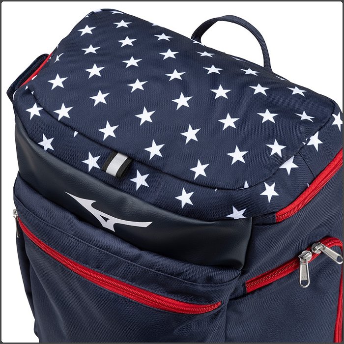 爆買 ミズノ ジュニア バックパック 30L 野球 少年野球 小学生 子ども ソフトボール リュックサック バッグ バット収納可能 ネイビー ブラック mizuno 1FJDC950 | MIZUNO | 12