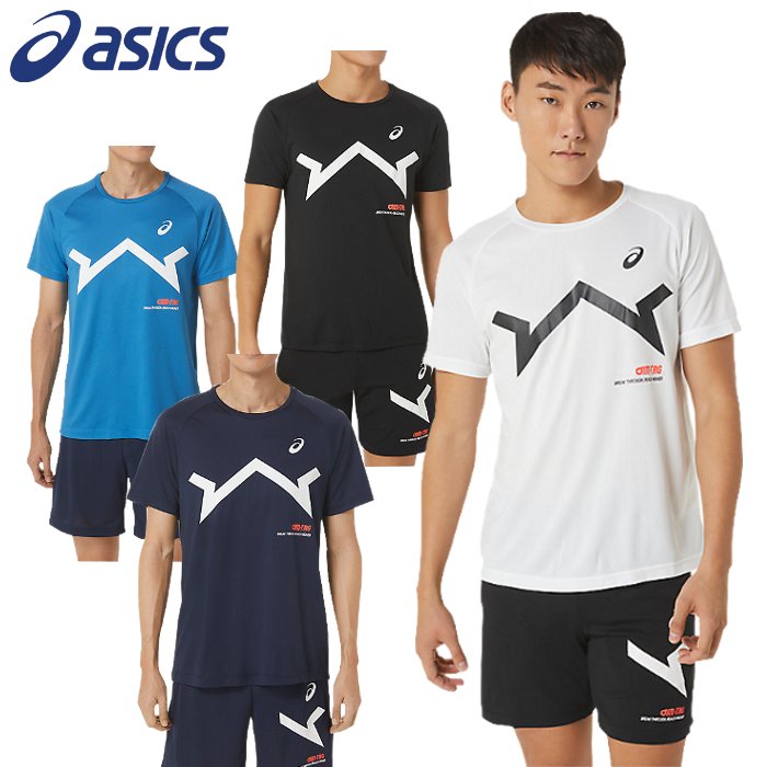 アシックス メンズ 半袖シャツ 半袖 シャツ 運動 スポーツウェア トレーニン ランニング asics 2031E004 ※トップスのみの販売となります。