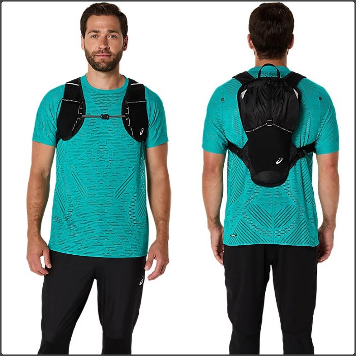未使用　アシックス  ランニングバッグパック　約6L ASICS（アシックス） 爆買 ランニング バックパック 6L トレイル