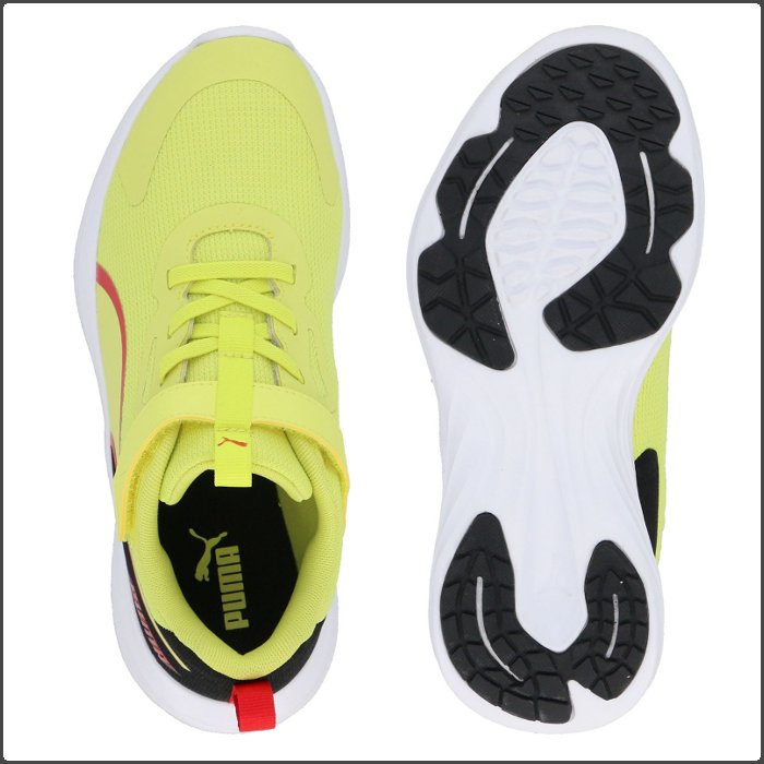 プーマ ジュニア ランニングシューズ 運動靴 小学生 キッズ 子ども トレーニング スポーツ イエロー ブラック PUMA 309935 | PUMA | 03
