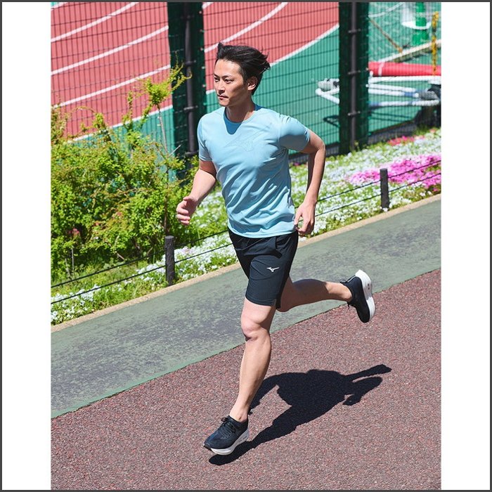 爆買 ミズノ メンズ Tシャツ 半袖 マラソン ジョギング ランニング トレーニングウェア 運動 スポーツ 吸汗速乾 mizuno 32MAC024 | MIZUNO | 09