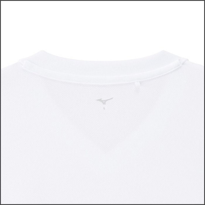 爆買 ミズノ メンズ ナビドライ Tシャツ Vネック 半袖 ワンポイント プラクティスシャツ 運動 スポーツウェア トレーニング 白 無地 通学 通勤 mizuno 32MAC191 | MIZUNO | 05