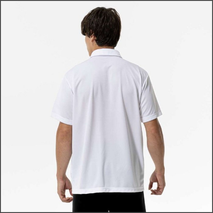 爆買 ミズノ メンズ ナビドライ ポロシャツ ワンポイント プラクティスシャツ 運動 スポーツウェア トレーニングウェア 白 mizuno 32MAC193 | MIZUNO | 01