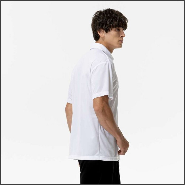 爆買 ミズノ メンズ ナビドライ ポロシャツ ワンポイント プラクティスシャツ 運動 スポーツウェア トレーニングウェア 白 mizuno 32MAC193 | MIZUNO | 02