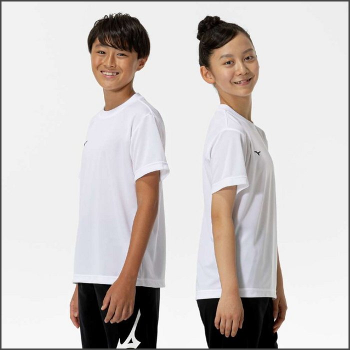 爆買 ミズノ ジュニア ナビドライTシャツ 半袖 トップス ワンポイント 運動 スポーツウェア トレーニングウェア 子供服 小学生 小学校 mizuno 32MAC490 | MIZUNO | 03