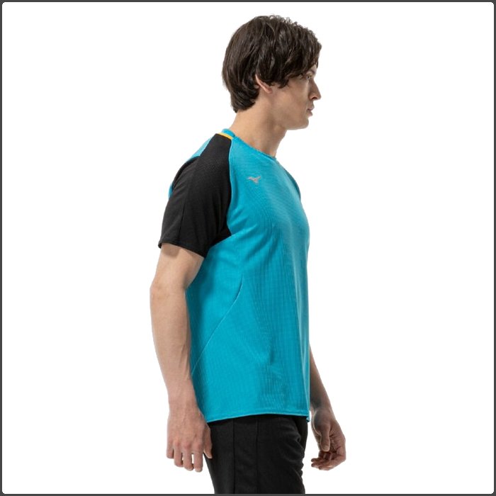 爆買 ミズノ メンズ Tシャツ 汗処理 通気性 ドライエアロフロー 半袖 ジョギング ランニング トレーニングウェア 運動 スポーツ 吸汗速乾 mizuno 32MAC520 | MIZUNO | 02