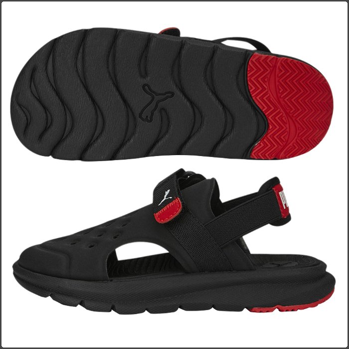 プーマ キッズ サンダル サンダル ジュニア 男の子 女の子 マジックテープ 普段履き おしゃれ かわいい puma 390692 | PUMA | 01