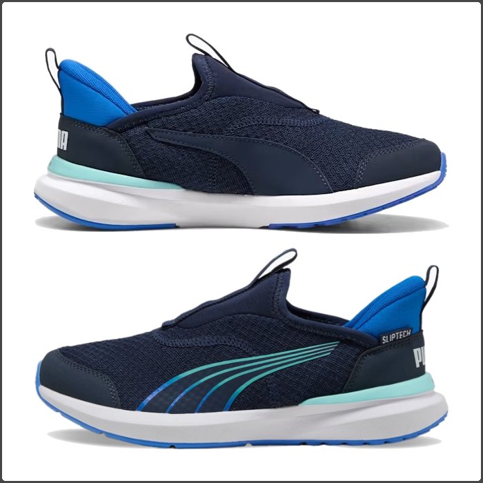 プーマ ジュニア ランニングシューズ 運動靴 小学生 キッズ 子ども 通学 小学校 トレーニング スポーツ スニーカー スリッポン PUMA 397633 | PUMA | 02