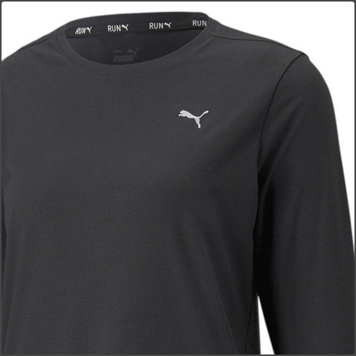 プーマ レディース ランニング 長袖Tシャツ 運動 スポーツウェア トレーニングウェア サッカー ジョギング ジム ブラック puma 523698 | PUMA | 02