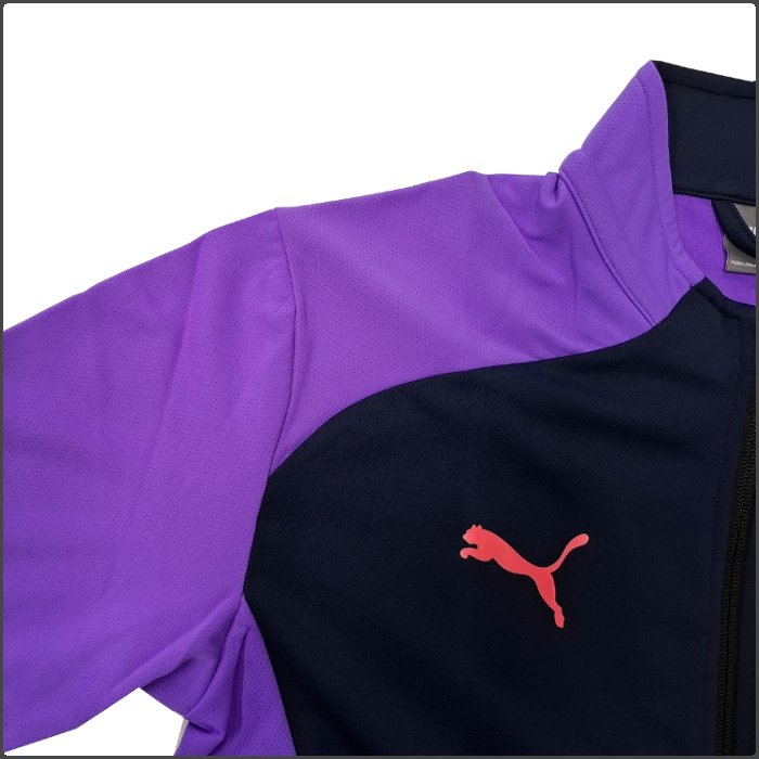 PUMA フード付きジャケットパンツセット M パープル/グレー PUMA（プーマ） ジャージ メンズ 上下 ブランド セットアップ PUMA