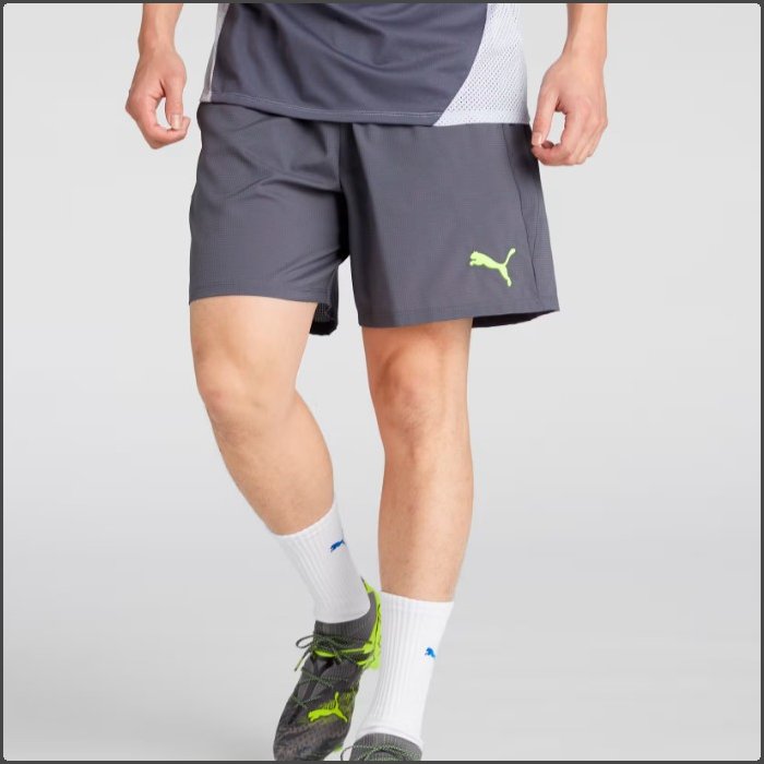 Puma サッカーウェア シャツとショートパンツセット 支給品、プロ着用 PUMA（プーマ） メンズ 上下セット 長袖 シャツ ハーフパンツ サッカー