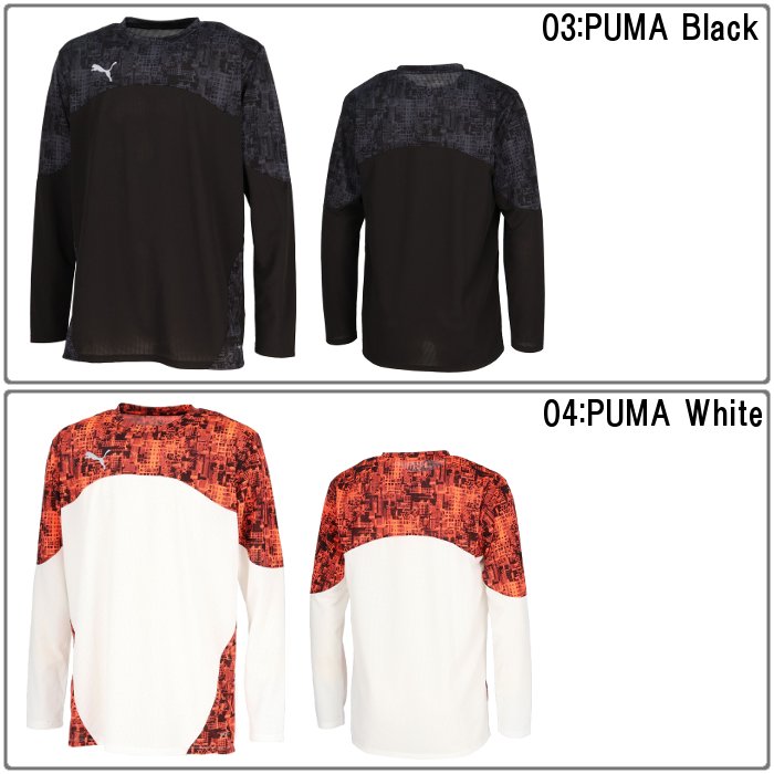 爆買 プーマ メンズ 長袖Tシャツ スポーツウェア トレーニングウェア サッカー ジョギング ジム ブラック ホワイト ブルー puma  660375 | PUMA | 05