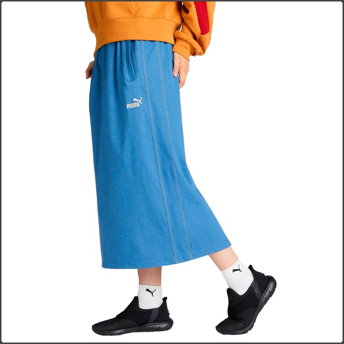 PUMA SALE プーマ ロングスカート レディース CORE HERITAGE