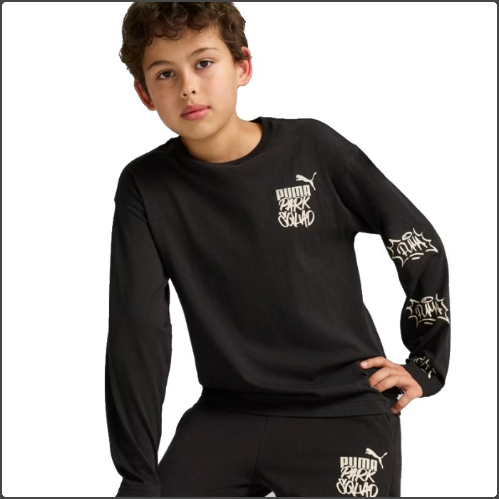 爆買 プーマ ジュニア Tシャツ 長袖 ロングスリーブ シャツ トップス カジュアル 子供服 ロンT トレーニング PUMA 684036 | PUMA | 02