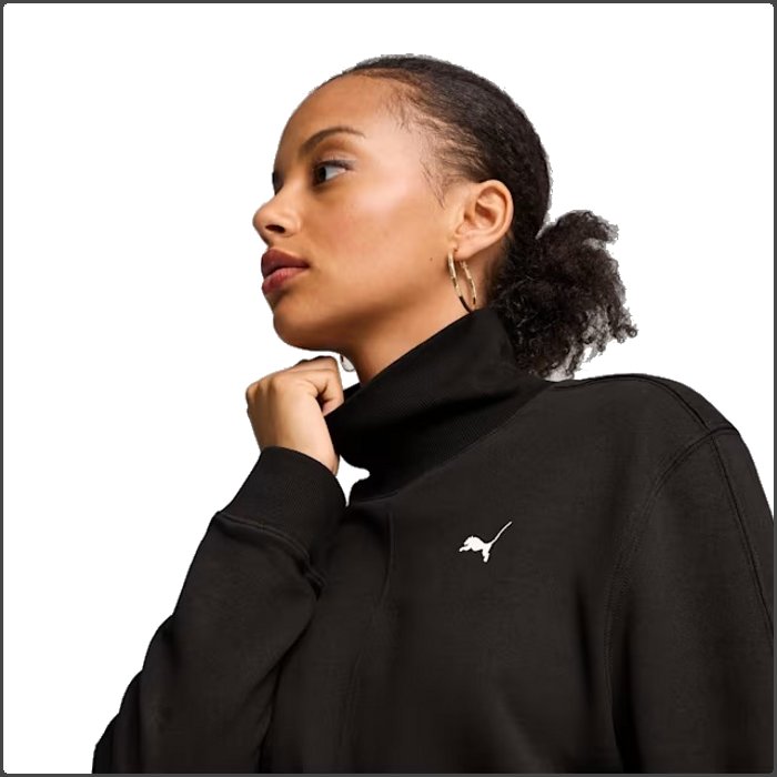 プーマ レディス ハイネック クルースウェット トップス 長袖 カジュアルウェア ルームウェア puma 684207 | PUMA | 05