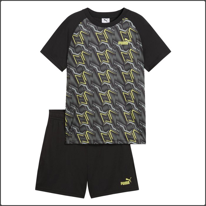 PUMA（プーマ） 爆買 ジュニア 上下セット キッズ 半袖 Tシャツ ハーフ