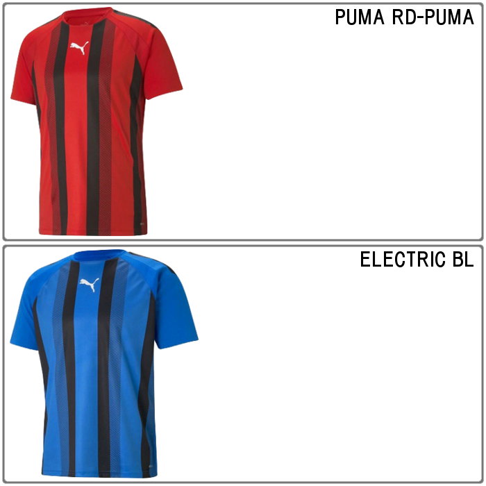 PUMA（プーマ） 爆買 TEAMLIGA ストライプ ゲームシャツ サッカー