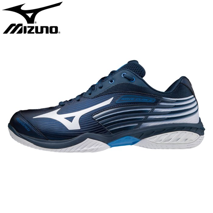 ミズノ mizuno バドミントンシューズ ウエーブクロー2 WIDE メンズ 靴 屋内 体育館シューズ インドア 部活 ワイド 幅広 71GA2113