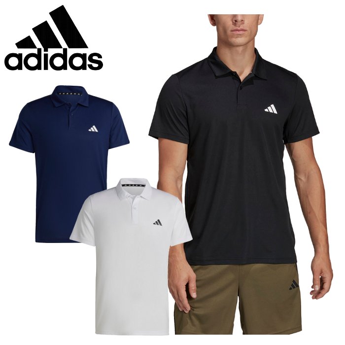 アディダス メンズ ポロシャツ 半袖 Tシャツ カジュアルウェア 運動 スポーツウェア トレーニングウェア 普段着 adidas BXH40