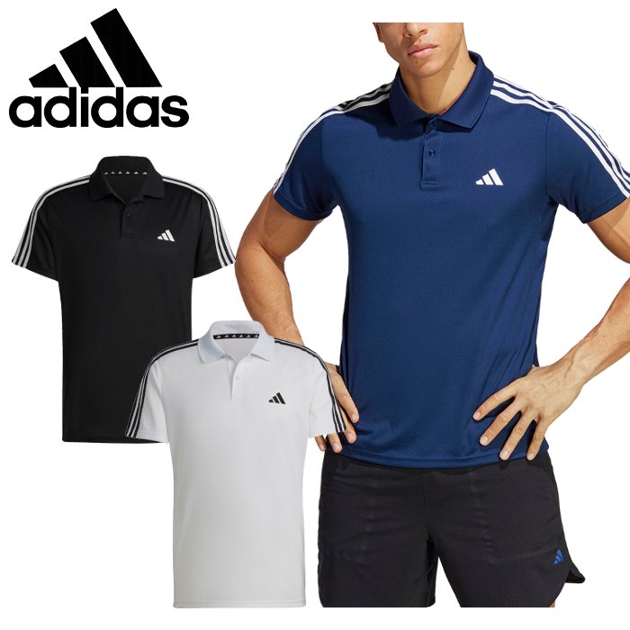 アディダス メンズ ポロシャツ Tシャツ 半袖 カジュアル スポーツウェア トレーニングウェア adidas BXH46