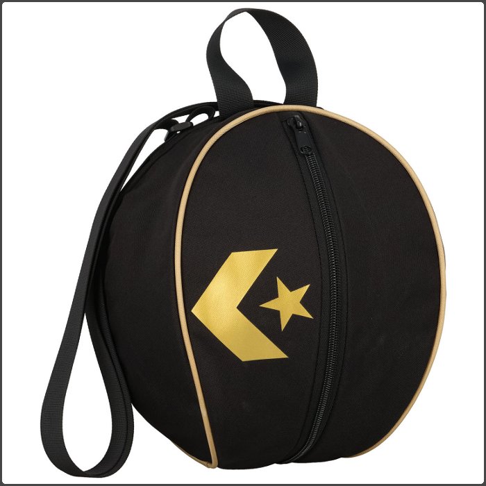 爆買 コンバース バスケットボール ケース バッグ 1個入れ ジュニア 子ども ミニバス ボール入れ 部活 メンズ レディース ブラック converse C2552097 | CONVERSE | 01