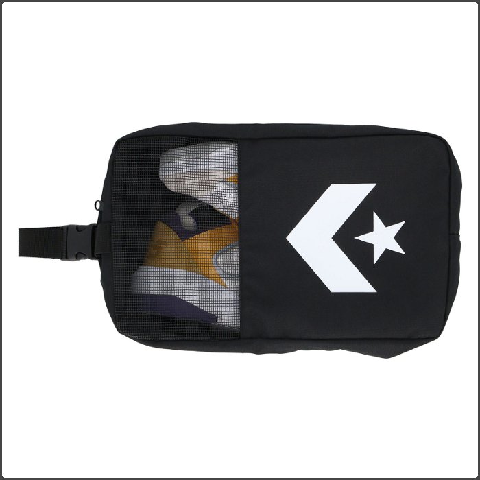 コンバース シューズバッグ 小物入れ スポーツバッグ バスケ ジム メンズ レディース ジュニア ブラック converse C2554097 | CONVERSE | 04