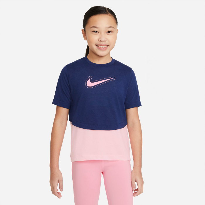 ナイキ ガールズ Tシャツ 女の子 小学生 普段着 子供服 半袖 スポーツウェア NIKE DA1096-492
