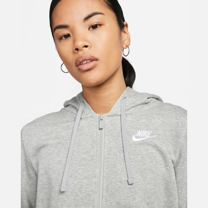 ナイキ レディース フルジップパーカー スポーツウェア トレーニングウェア フリース 運動 スウェット フード ジム NIKE DQ5472-010 NIKE ナイキ レディース フルジップパーカー スポーツウェア