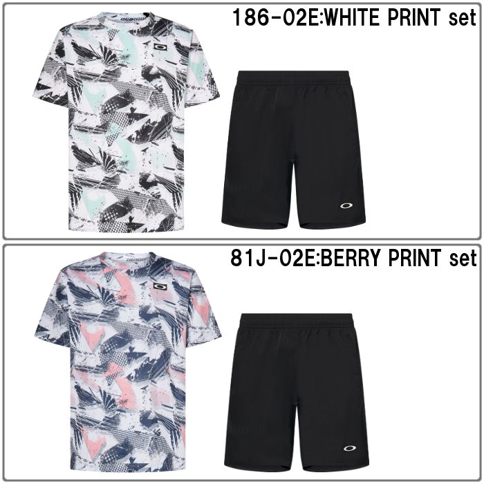 OAKLEY オークリー メンズ 上下セット 半袖 ハーフパンツ T
