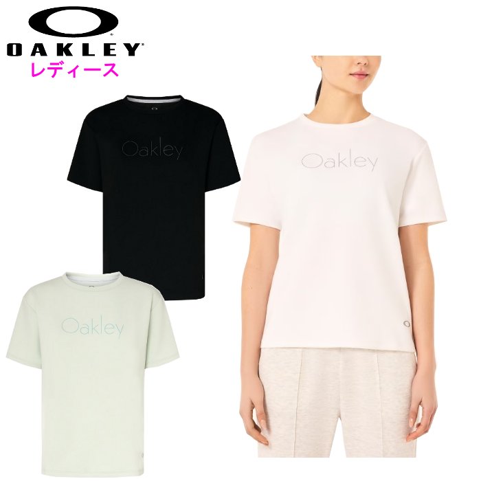 オークリー レディース Tシャツ 半袖 吸汗 速乾 運動 女性 ジム OAKLEY FOA500717