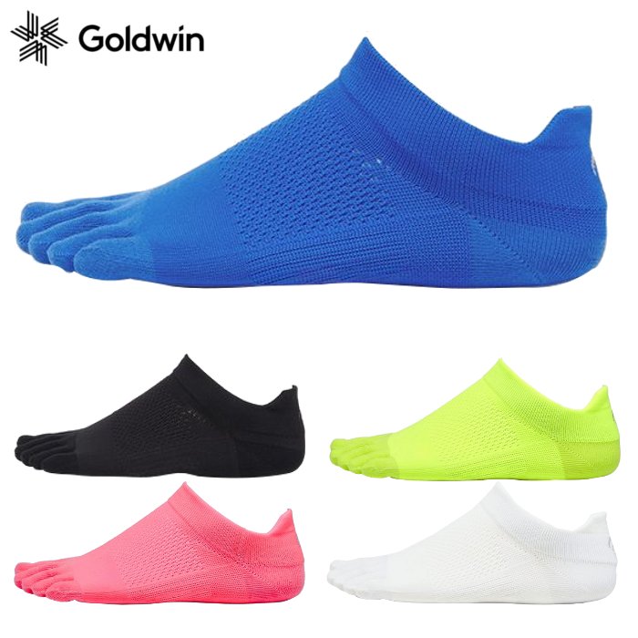 ゴールドウィン Goldwin ソックス 5本指 アーチサポート ショートソックス  c3fit 靴下 マラソン ランニング 陸上 メンズ レディース  GC23302