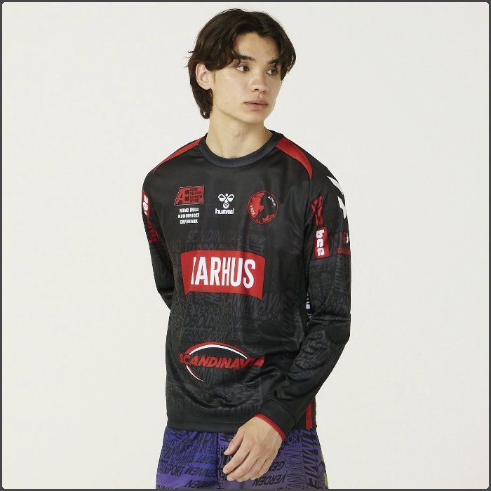 爆買 ヒュンメル メンズ プラクティス長袖Tシャツ 練習着 トレーニングウェア ロンT ホワイト ブラック グレー hummel HAP7226 | hummel | 01