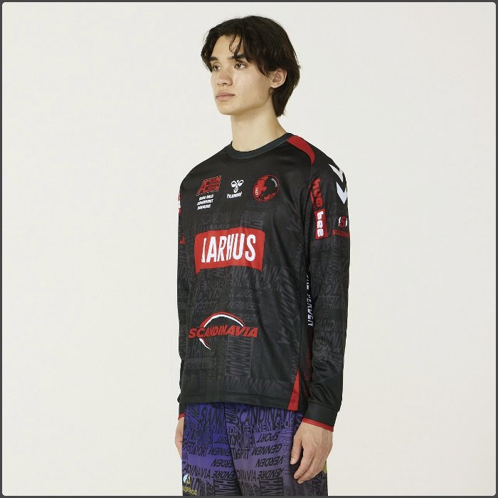 爆買 ヒュンメル メンズ プラクティス長袖Tシャツ 練習着 トレーニングウェア ロンT ホワイト ブラック グレー hummel HAP7226 | hummel | 02