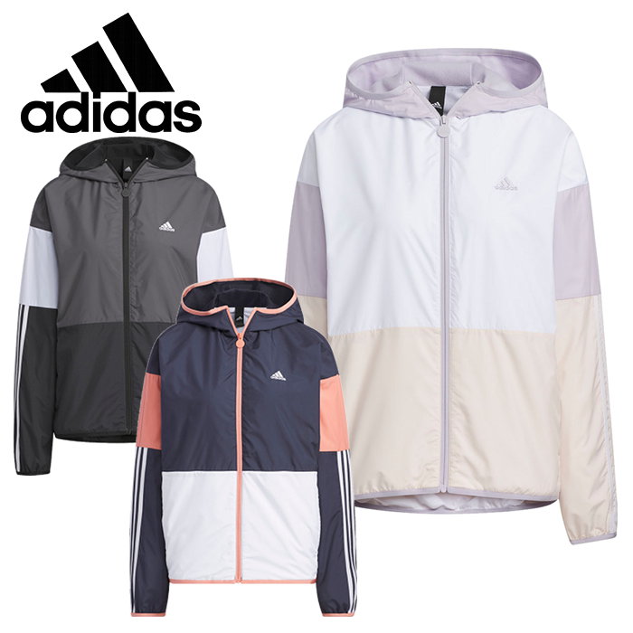 アディダスadidas ウインドブレーカー ジャケット レディース ウィンド