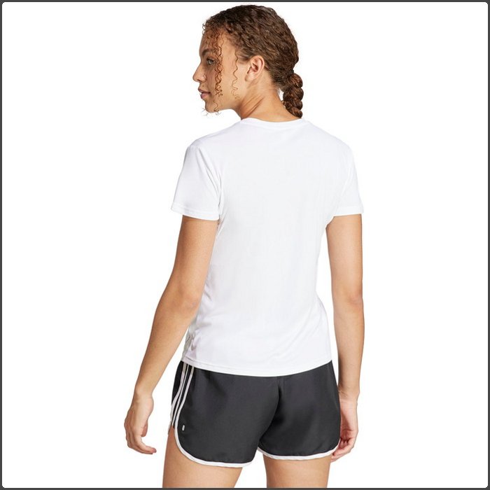 爆買 アディダス レディース ランニング半袖Tシャツ アディゼロ マラソン 陸上 ランナー 女性 トレーニング スポーツウェア 軽量 スリムフィット adidas IEJ30 | adidas | 02