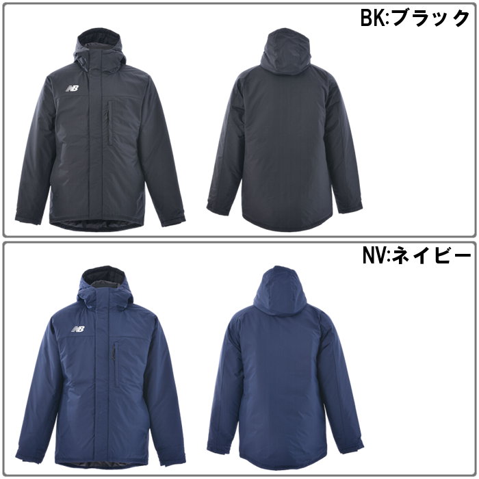New Balance ブラックジャケット フード付き New Balance（ニューバランス） ウインドブレーカージャケット