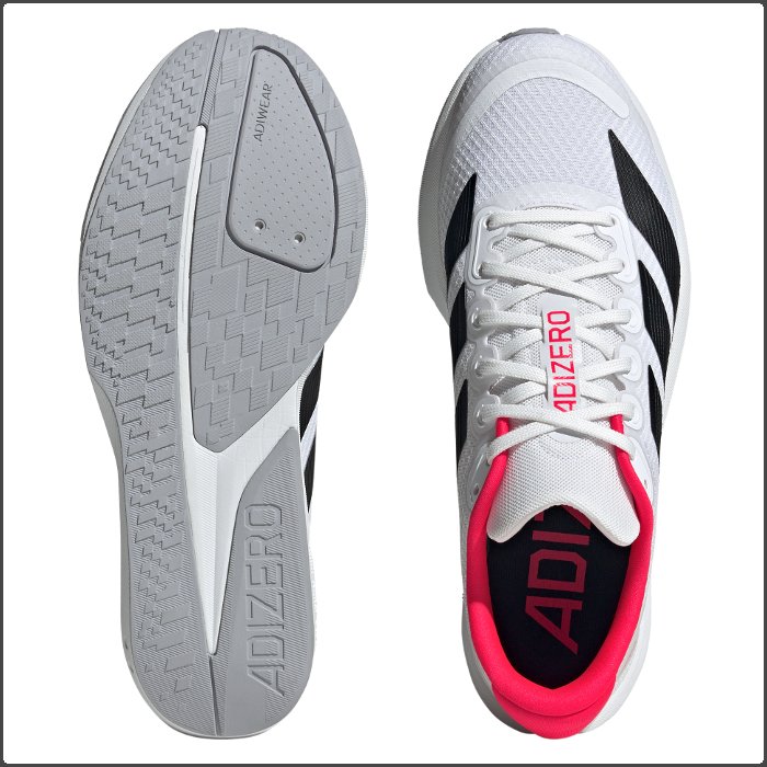 アディダス メンズ ランニングシューズ アディゼロ BK 陸上 ランニング スポーツ トレーニング 運動 軽量 ホワイト adidas JP6529 | adidas | 02