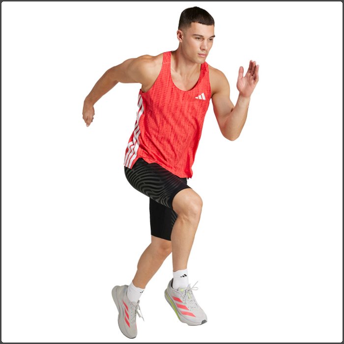 adidas アディダス メンズ シングレット マラソン 駅伝 タンク