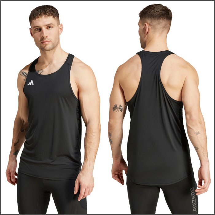 adidas（アディダス） メンズ シングレット マラソン 駅伝 タンク