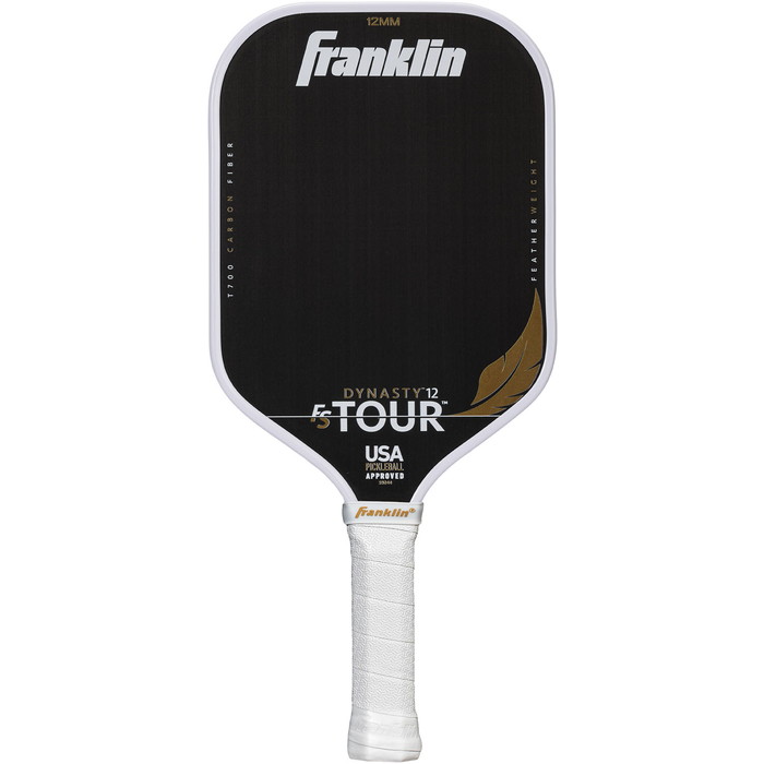 送料無料 パドル ツアー ダイナスティ フェザーウエイト ラケット メンズ レディース AW 秋冬 新作 秋新作 冬新作 人気 流行 定番 2025 フランクリン Franklin 59244 FS 12MM ピックルボール USAPA認定 軽量 レジャー用 スポーツ アウトドア ホビー 小物 黒 白 1本 フランクリン ピックルボール パドル ラケット ツアー ダイナスティ
