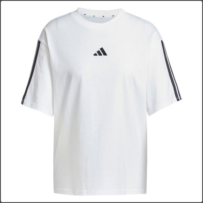 爆買 アディダス レディース 半袖Tシャツ 女性 スポーティー コットン 綿 普段着 トレーニング スポーツウェア ルーズフィット adidas KVC57 | adidas | 01